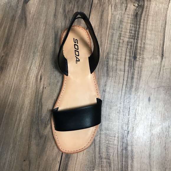 Pu black sandals - Picture 5 of 6